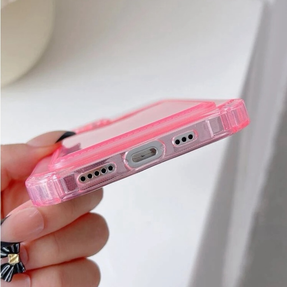 ⚠️Clearance iPhone 13/Pro/Pro Max Pink Transparent Phone Case SAU - Picture 4 of 4